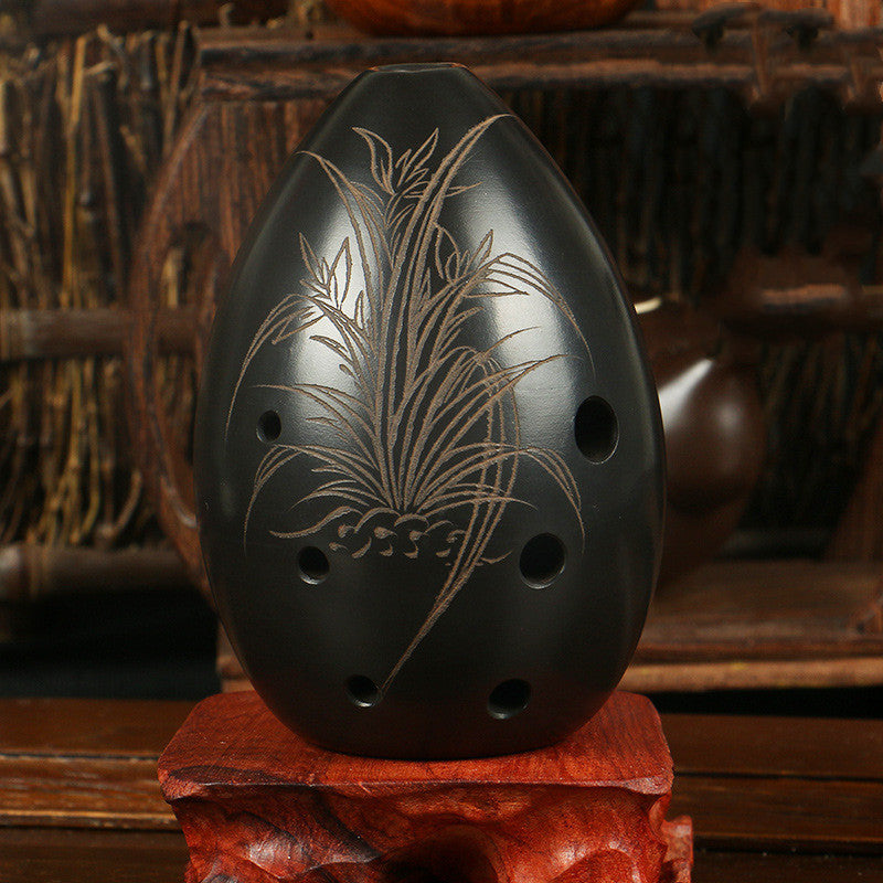 Xun de Oito Furos em Forma de Pêra – Instrumento Musical para Iniciantes