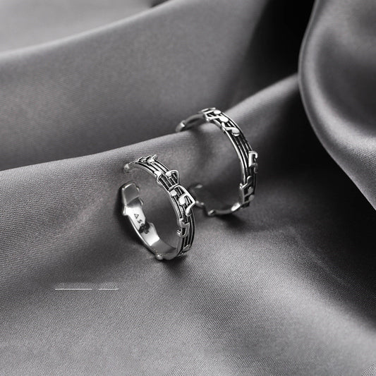 Anel de prata notas de música