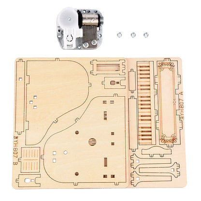 Caixa de Música Puzzle de Piano