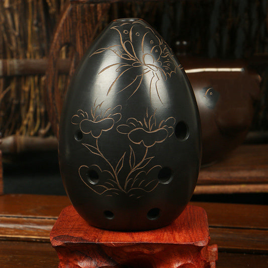 Xun de Oito Furos em Forma de Pêra – Instrumento Musical para Iniciantes