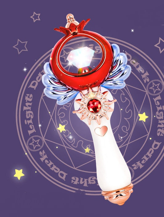 Varinha Mágica Musical Infantil – Princesa com Estrela Brilhante e Luzes