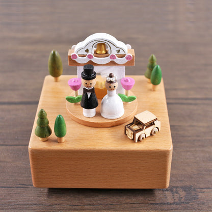 Caixa de Música em Madeira