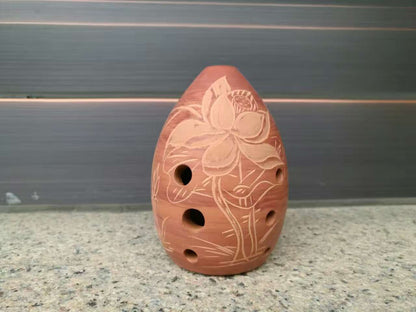 Taoxun Instrumento musical em Forma de Pêra de Oito Furos