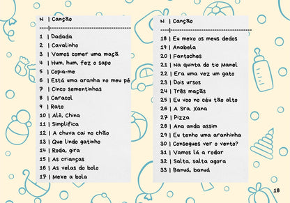 Música para bebés e pequenas  crianças