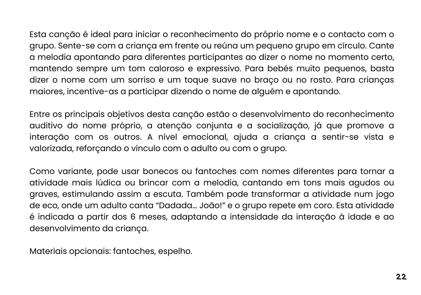 Música para bebés e pequenas  crianças