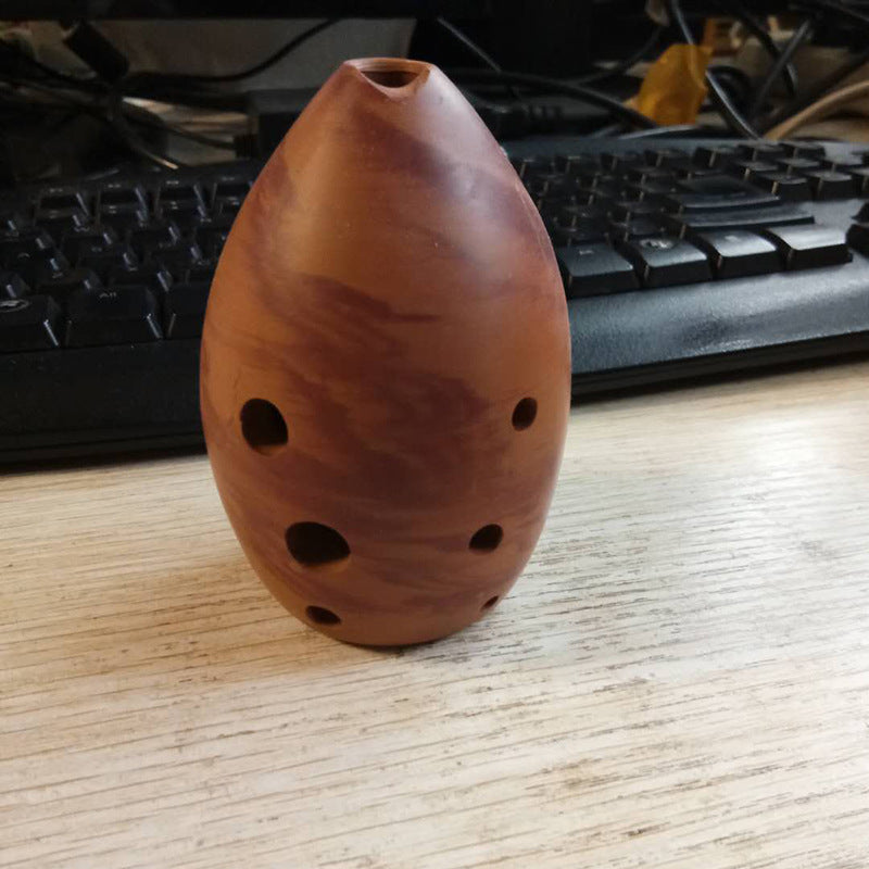 Taoxun Instrumento musical em Forma de Pêra de Oito Furos