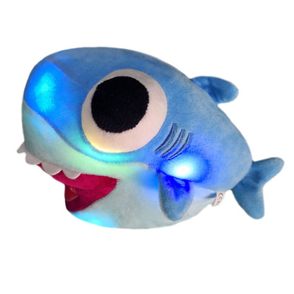 Baby Shark de Pelúcia Musical Iluminado