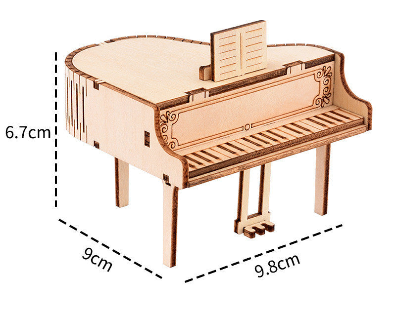 Caixa de Música Puzzle de Piano