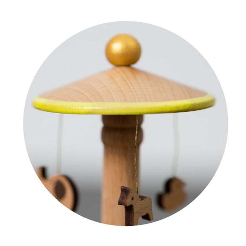 Caixa de Música Mecânica em Madeira