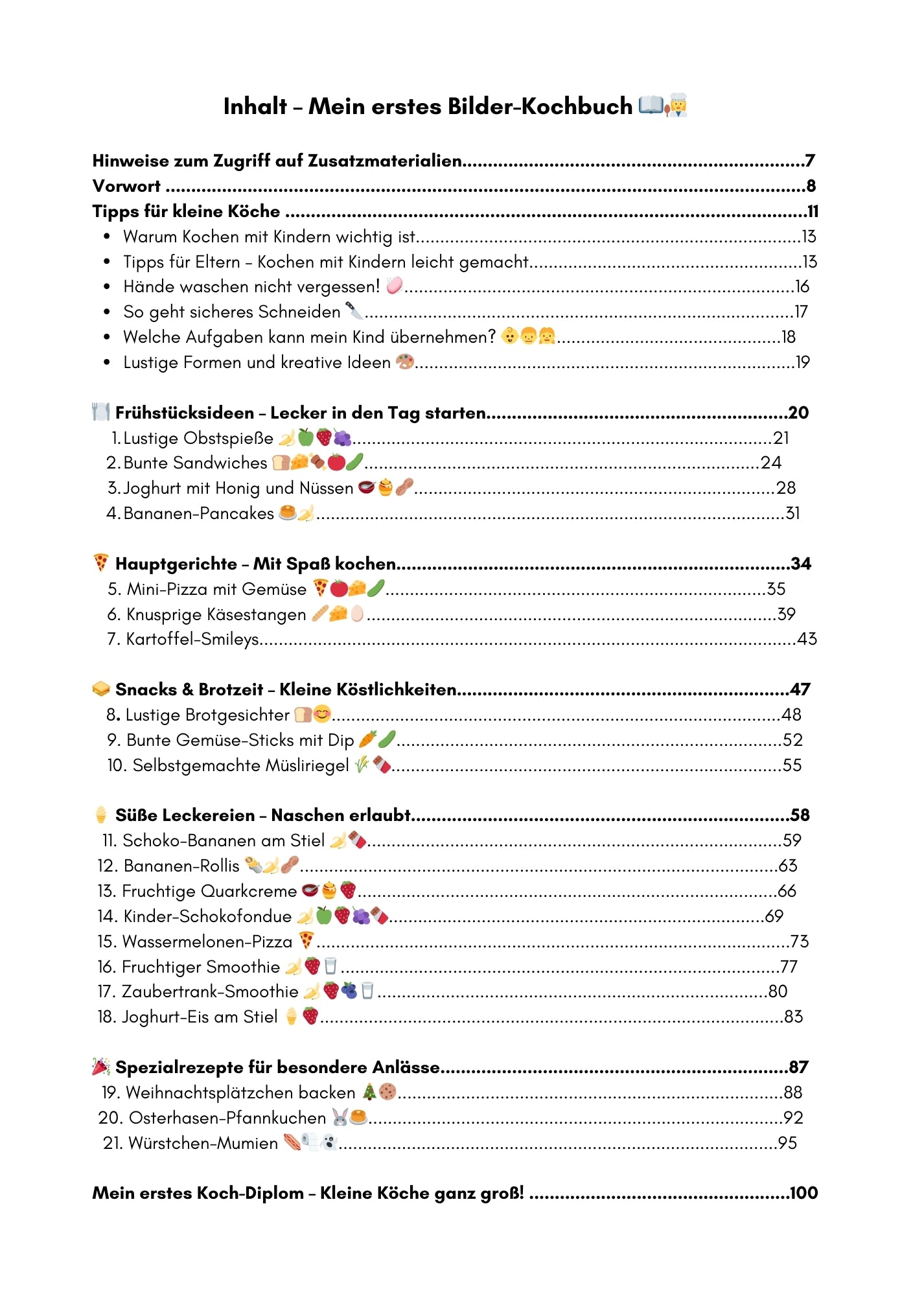 Mein erstes Bilder Kochbuch