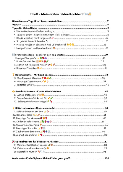 Mein erstes Bilder Kochbuch