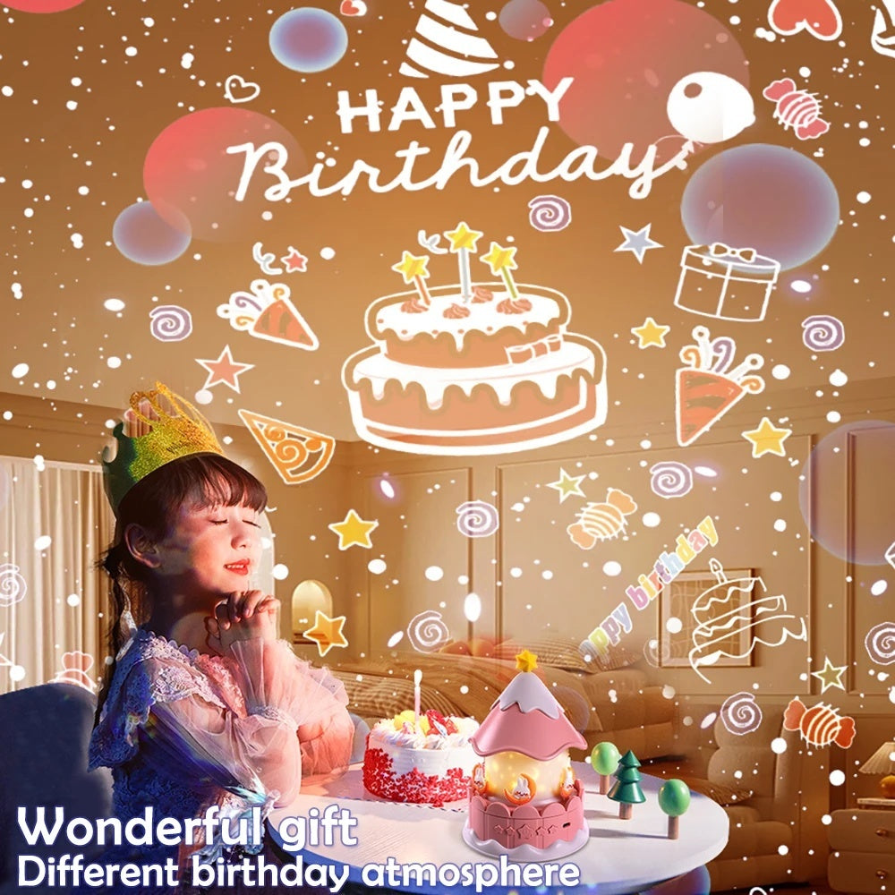 Caixa de música giratória