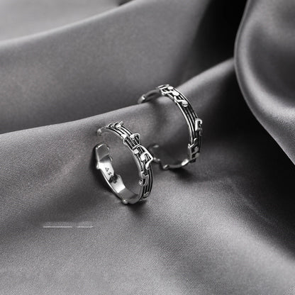 Anel de prata notas de música